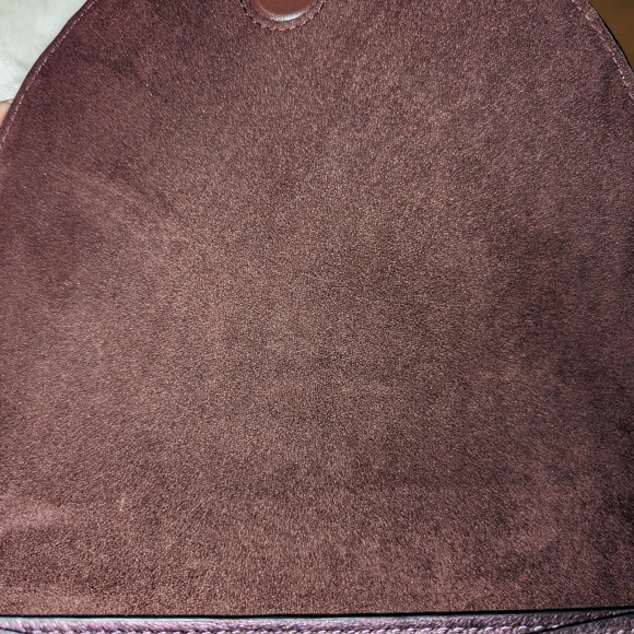 Coach Ellen Metallic Crimson Linear Quilting Nappa Leather Crossbody Bag VGUC - Picture 6 of 16